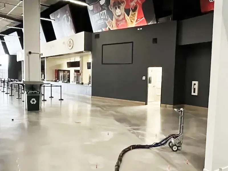 Commercial concrete raising