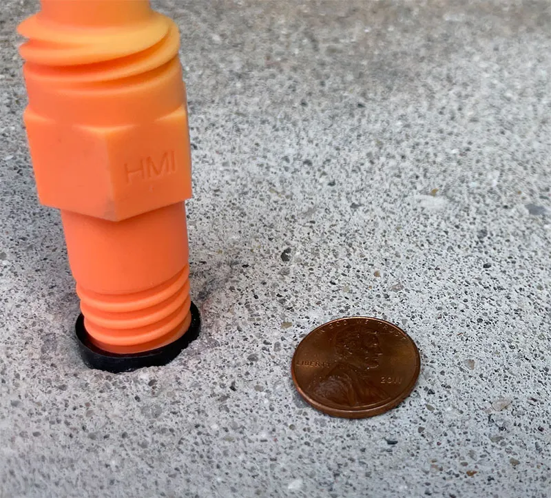 Concrete lifting hole size