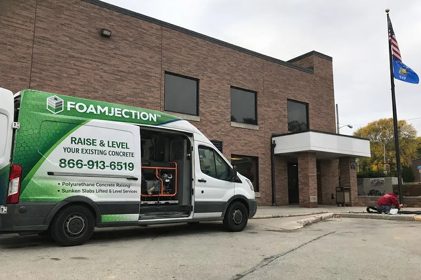 Commercial Concrete Repair Leveling